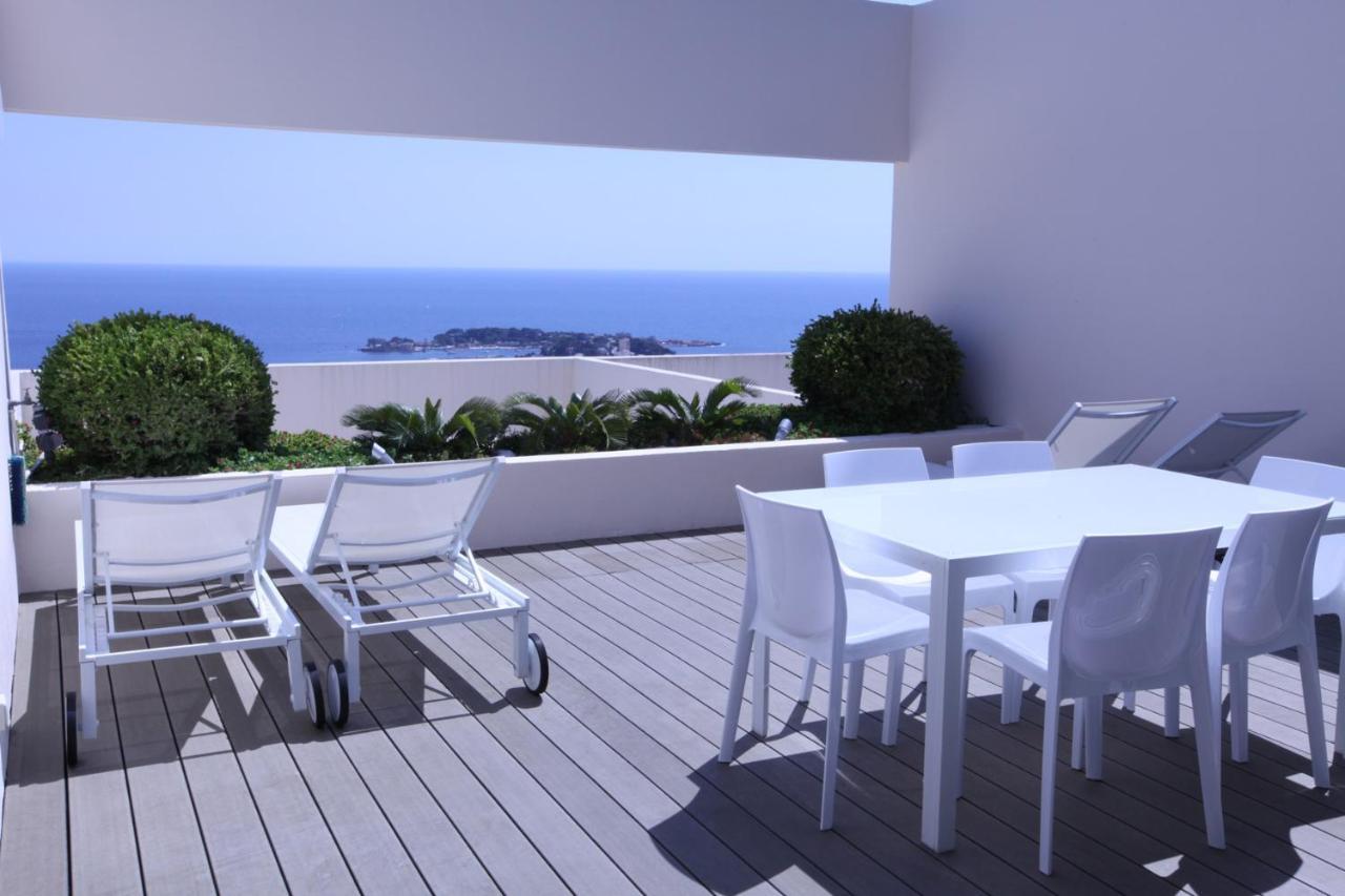Design Apartment - Pool, Large Terrace And Panoramic Views Of Mediterranean 邦多勒 外观 照片