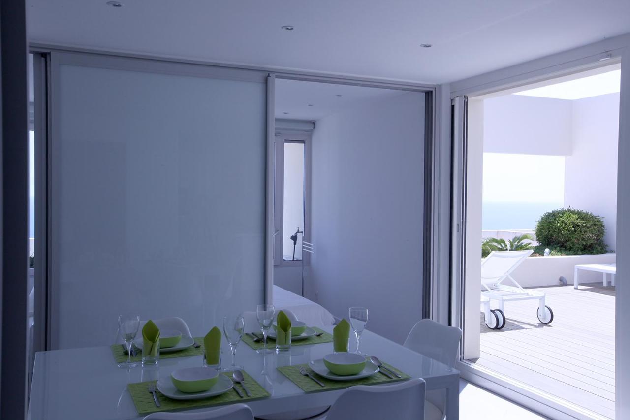 Design Apartment - Pool, Large Terrace And Panoramic Views Of Mediterranean 邦多勒 外观 照片