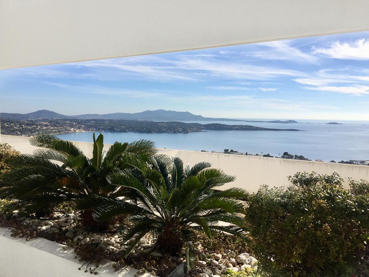 Design Apartment - Pool, Large Terrace And Panoramic Views Of Mediterranean 邦多勒 外观 照片