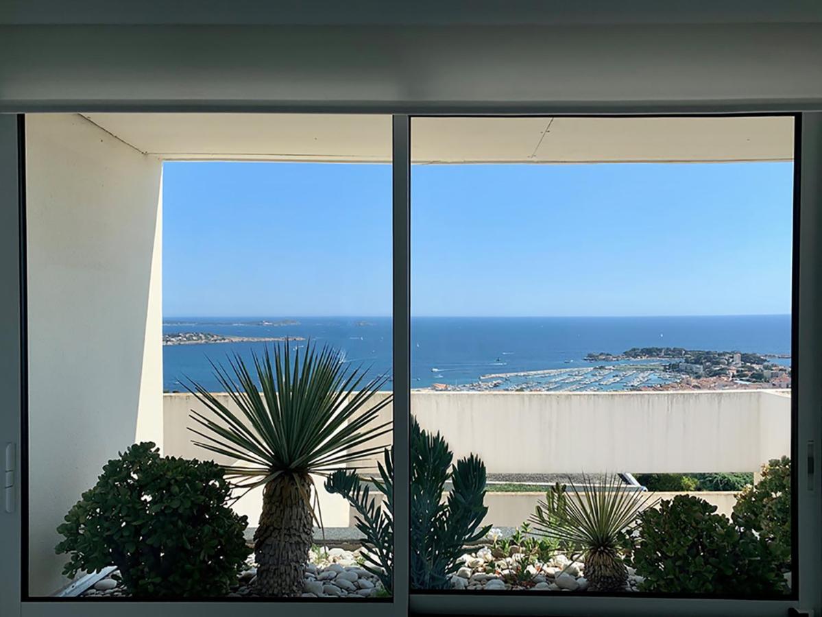 Design Apartment - Pool, Large Terrace And Panoramic Views Of Mediterranean 邦多勒 外观 照片