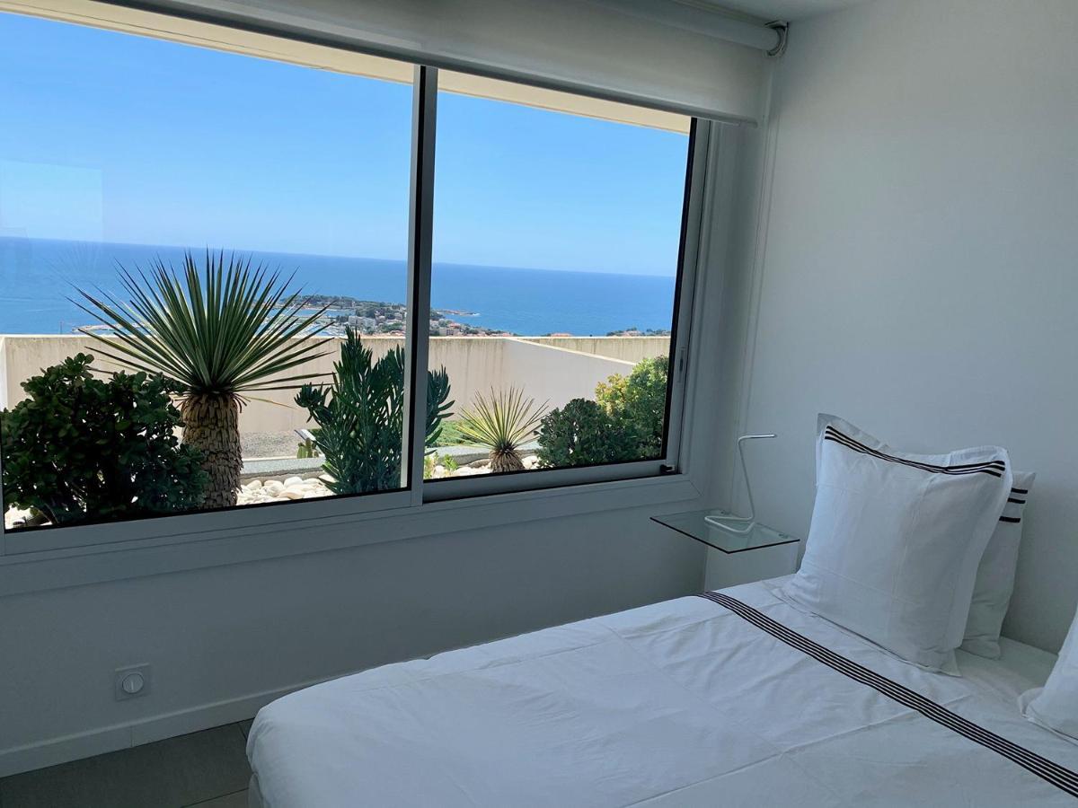 Design Apartment - Pool, Large Terrace And Panoramic Views Of Mediterranean 邦多勒 外观 照片